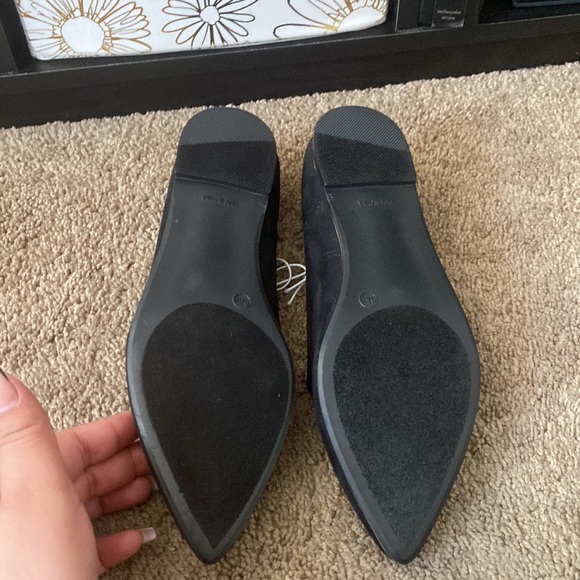 Suede black flats size 9.5 - Picture 6 of 6
